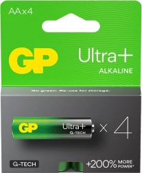Baterie alkaliczne GP Ultra+ AA 4 szt.