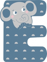 small foot drewniana litera E