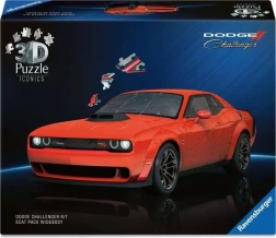 Puzzle 3D Ravensburger Iconics: Dodge Challenger R/T Scat Pack Widebody – 108 elementów