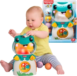 Fisher-Price interaktywna świecąca muzyczna żabka z piłeczkami