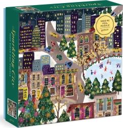 Metaliczne puzzle Sparkling City 1000 elementów