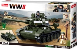 Sluban II wojna światowa Radziecki czołg T-34/85 2w1
