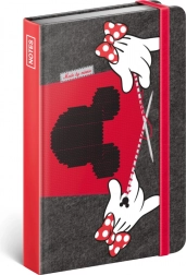 Liniowany notes Minnie Mouse 11 × 16 cm, 172 stron