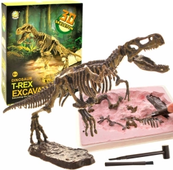 Zestaw wykopaliskowy – szkielet T‑Rex 3D – T‑rex