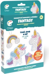 Arto diamentowe naklejki i breloki – zestaw fantasy