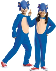 Dziecięcy kostium SONIC the Hedgehog z maską 109–126 cm (4–6 lat)