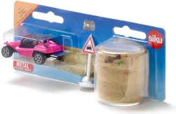 Siku buggy z taśmą – różowy plażowy model do kreatywnej zabawy