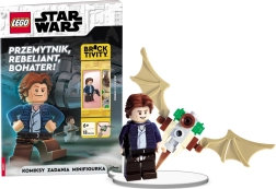 LEGO Star Wars: przemytnik, rebeliant, bohater! interaktywna książka z minifigurką Hana Solo i modelem mynocka