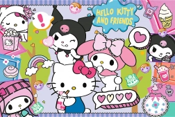 Puzzle Hello Kitty Szalone trio 300 elementów