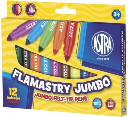 Flamastry jumbo ASTRA 12 szt.
