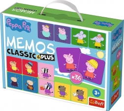 Pexeso Classic & Plus Świnka Peppa 4 w 1