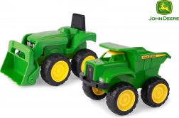 Zestaw dziecięcy traktor JOHN DEERE z wywrotką 16 cm