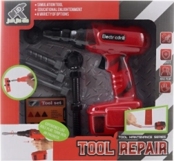 Dziecięca wiertarka akumulatorowa z nasadkami