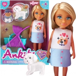 Woopie Royal lalka z wózkiem i pieskiem