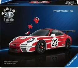 3D puzzle RAVENSBURGER Iconics: PORSCHE 911 GT3 Cup Salzburg – 108 elementów