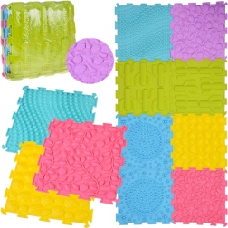 Sensoryczna podłogowa mata puzzle 8 szt. – rozwój motoryki i zabawa