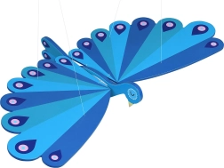 Drewniany latający paw VILAC – dekoracja wisząca