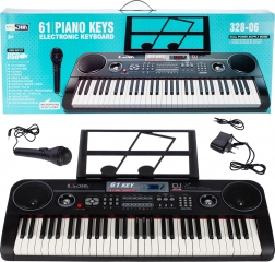 Elektroniczne organy 61 klawiszy + mikrofon