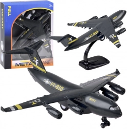 Wojskowy samolot transportowy z efektami