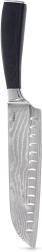 Kuchenny nóż santoku z damasceńskiej stali 31 cm