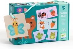 Djeco Eduludo Puzzle Duo – kolory