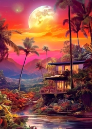 Puzzle Urokliwy zmierzch 1000 elementów