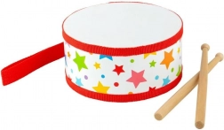 Drewniany bębenek w gwiazdki Bigjigs Toys