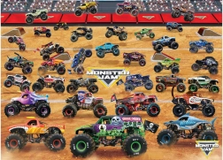Puzzle EUROGRAPHICS Monster Jam – zestaw ciężarówek, 1000 elementów