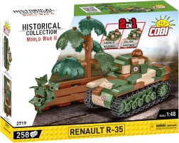 Klocki czołgu RENAULT R-35 1:48 (258 elementów) – COBI Historical Collection