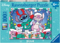 Puzzle 100 elementów DISNEY Stitch Święta