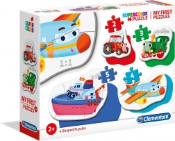 Moje pierwsze puzzle – środki transportu 4 w 1
