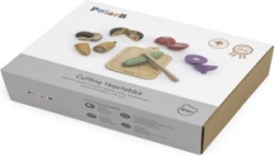 Drewniany zestaw do krojenia warzyw dla dzieci