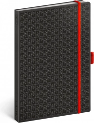 NOTIQUE notes w linie TERIBEAR A5, czarny, 15 × 21 cm