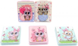 Kieszonkowe lusterko z sowami