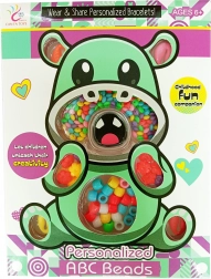 Kolorowe koraliki Hipopotam