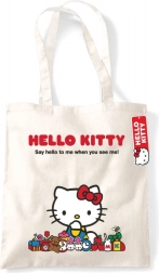 Naturalna torba na zakupy HELLO KITTY