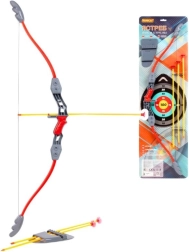 Dziecięcy łuk Hawk z przyssawkowymi strzałami i kołczanem