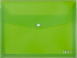 Teczka przestrzenna A4 z zapięciem na nap, zielona Opaline