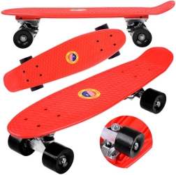 Fiszka skateboard dla dzieci do 50 kg – Czerwona