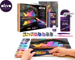 Okto malowanie masą modelującą – Opera House Sydney 30 × 40 cm