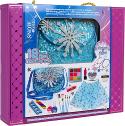 Dziecięcy zestaw do makijażu z lodowoniebieską spódniczką