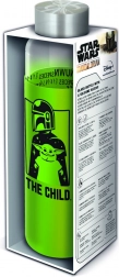 Szklana butelka z pokrowcem Mandalorian 585 ml
