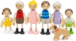 Bigjigs Toys zestaw lalek do domku rodzina