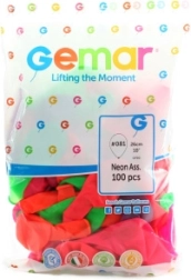 Fluorescencyjne baloniki 100 szt.