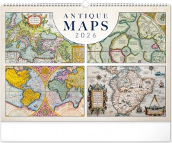 Kalendarz ścienny Stare Mapy 2026