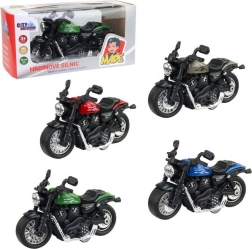 Metalowy motocykl z napędem wstecznym 10,5 cm