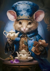 Puzzle 500 elementów – Czas na herbatę, myszka