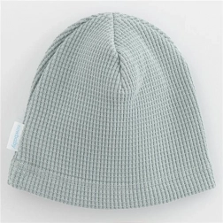 Niemowlęca bawełniana czapeczka NEW BABY Luxury Clothing szara