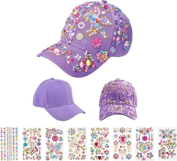 Czapka z daszkiem do ozdabiania z naklejkami