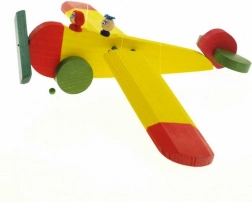 Drewniana wisząca dekoracja Samolot do pokoju dziecięcego